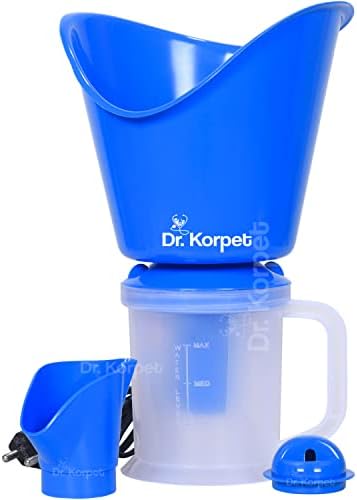 3 in 1 vaporizer steamer for cough,cold and facial, inhaler & steamer for cold and cough - Blue