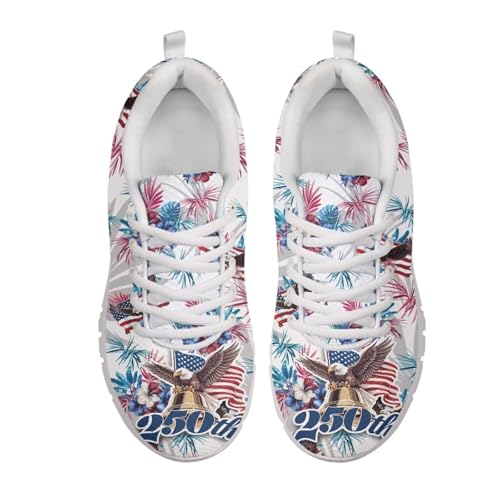 Image of GIFTPUZZ Mens Lace Up Athletic Trainers Running Sneakers Wedge Breathable Gym Lightweight Sports Tennis Shoes
