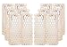 UNIQOOO 12Pcs Premium Metallic Gold Foil Wine Gift Bag Bulk,Polka Dots, Large 14x4.75x3.5 Inch, Personalized Gift Tag,100%Recyclable Paper Bottle Carrier Tote Bags,For Christmas Wedding Birthday Party