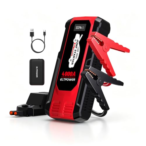 ELTPOWER 4000A Heavy Duty Jump Starter, 74Wh 12V Portable