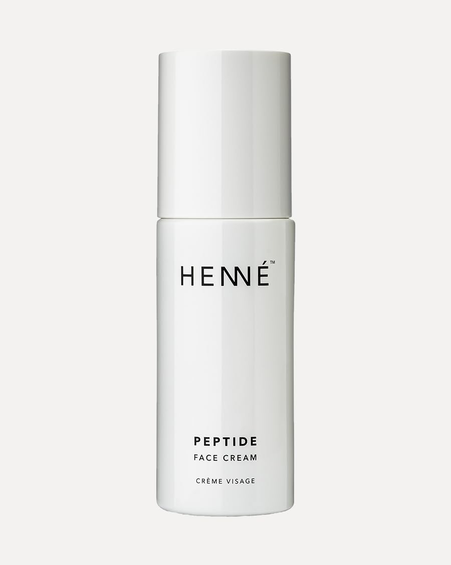Henné Organics Peptide Face Cream - for Firm, Healthy & Hydrated Skin - Natural & Cruelty-Free