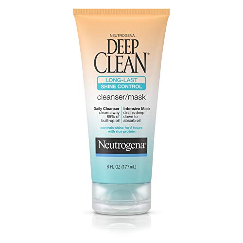 Neutrogena Deep Clean LongLast Shine Control, Cleanser/mask, 6 Ounce