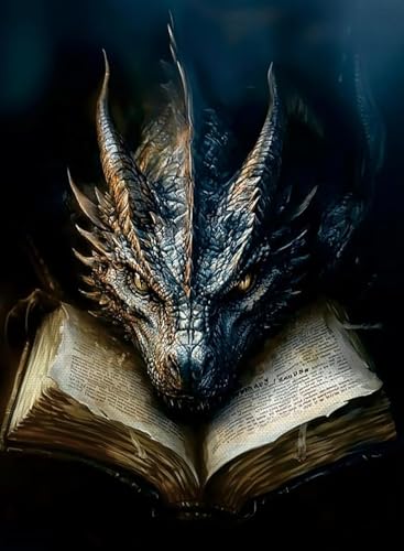 AIBOERL Diamond Art Kits for Adults,Dragon Diamond Painting Wall Decor