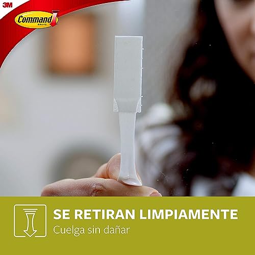 Miniatura 3 de Command Tiras Adhesivas Para Colgar Cuadros, 8 Pares Grandes 6 Pares Medianas 4 Pares Pequeñas, Blancas - Para Marcos, Espejos, Letreros, O Relojes De Pared - Colgar Sin Agujeros Y Sin Taladrar