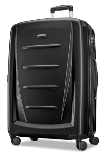 Image of Samsonite Winfield 2 Hardside Expandable Luggage with Spinner Wheels, Brushed Anthracite, 2-Piece Set (20 /28)