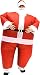 Santa Claus Inflatable Chub Suit Costume With Beard and Hat