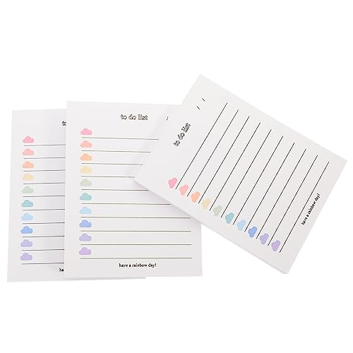 LALAFINA 4 Juegos Papel De Notas Cuaderno Diario Principiante Memos Fríos Sticker Paper Writing...