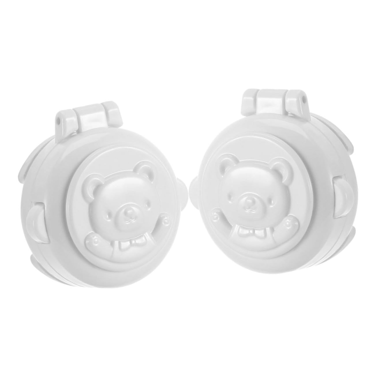 Cabilock 2pcs Child Safety Button Covers Childproof Button Lock for Washing Machine Baby Proofing Device Easy Installation Universal Fit Sturdy Plastic Construction
