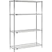 Nexel ESD, 5 Tier, Wire Shelving Starter Unit, 54"W x 18"D x 63"H