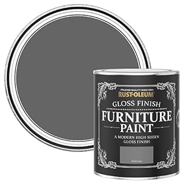 Rust-Oleum Grey Furniture Paint in Gloss Finish - Torch Grey 750ml