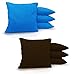 Johnson Enterprises, LLC 8 Standard Corn Filled Regulation Duck Cloth Cornhole Bags 17 Colors Available (You Pick)!! (Turqoise/Brown)