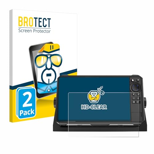 brotect Pellicola Protettiva per Lowrance HDS 9 Live Echolot Protezione Schermo (2 Pezzi) [Trasparente, Anti-Impronte]