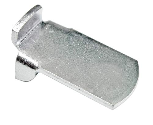 HKB® Bodenträger Vari 11 mm für 16 mm breite Schienen, chromatisiert, 10 Stück Made in Germany