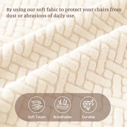 Image of FUANGUI Bar Stool Covers Set of 2, Stretch Bar Stool Seat Covers