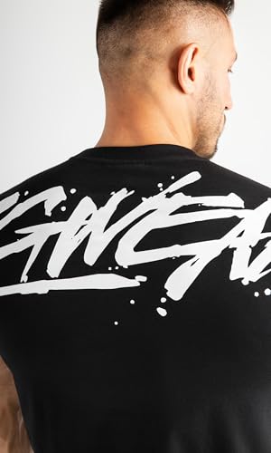 T-shirt avec inscription PGWEAR anti-déformation pour un style décontracté durable