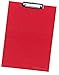 Produktbild Herlitz 10842409 Klemmbrett A4, Kraftpapierbezug mit Klemm-Mechanik und Aufhängeöse, FSC Mix, rot