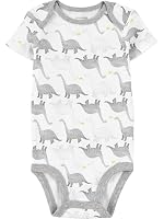 Simple Joys by Carter's Baby 6-pack Short-sleeve Embellished Bodysuit, black/white, 0-3 Months — image 3