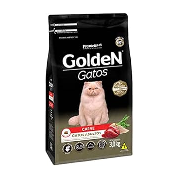 Ração Golden Gatos Adultos Carne Arroz 3kg