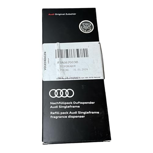 Audi 81A087009B Nachfüllpack Duftspender Singleframe Duftstick, Gelb Belebend