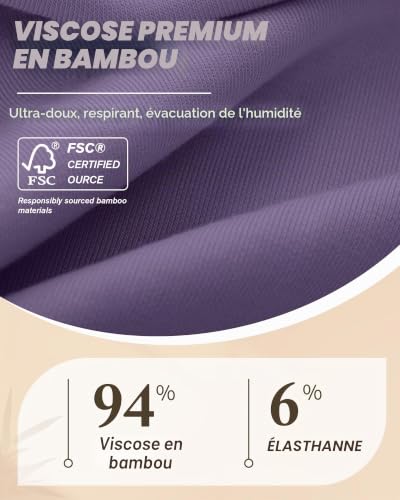 Gladbecke Culotte Femme Bambou, Doux comme de La Soie Couleurs Profondes, L – vue 4