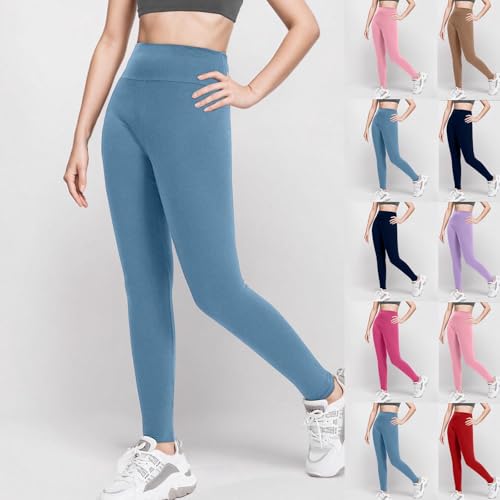 Girls High Waisted Leggings Workout Gym Casual Yoga Pants for Kids School Casual Dance 5-13Y2