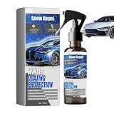 Fonte Rapide de la Glace: Ce spray déglasçant pour pare-brise dissout rapidement la glace sur les s vitrées du véhicule, permettant une utilisation immédiate même lors de températures extrêmes descendant à moins trente degrés Celsius. Il assure une conduite hivernale sécurisée et un dégivrage matinal express pour les automobilistes pressés, offrant une action pour dégeler les vitres et maintenir une visibilité optimale lors des déplacements par grand froid, sans retard le matin.