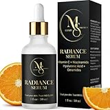 MS Elixir - Vitamin C Serum for Face - Niacinamide Hyaluronic Acid Facial Serum - Anti Aging Serum with Ceramides - Glow for Sensitive Skin - Dark Spot Corrector Hydrating - 30 ml