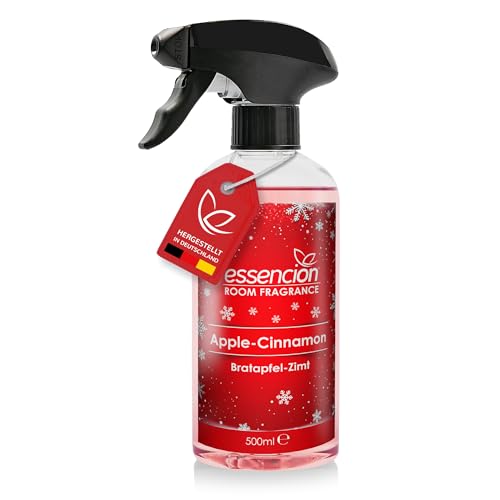 essencion Christmas Raumduft – Weihnachtliche Düfte in 500ml (Apple-Cinnamon 500ml Raumspray)