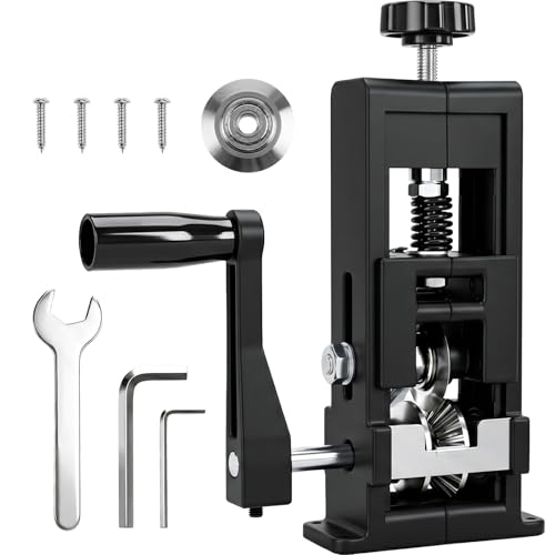 Wire Stripper Machine 1-25 mm Cable Stripper with Hand Crank or Drill Adapter Adjustable Blade Electricians Tool for DIY Workshop Copper Recycling