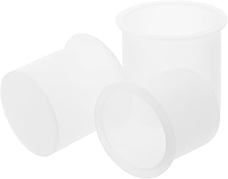 Tofficu シリコン型 3個セット 円柱キャンドルモールド 60mm 50mm 40mm エポキシ樹脂対応 DIYクラフト用 キャンドル作り 装飾用燭台型 家庭用アー