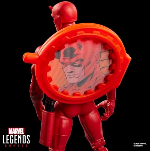 Marvel Legends Series Secret Wars Daredevil, Retro Comics Collectible 6 Inch Action Figure with Lenticular Shield - View 5