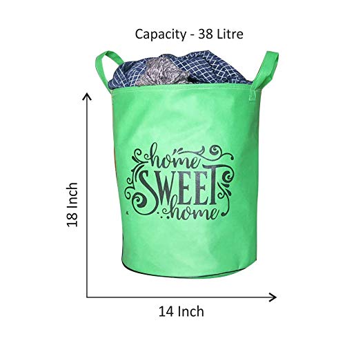 A&A Multipurpose Round Shape Foldeable Open Laundry Bag/Basket for Clothes with Carry Handle for Easy to Use & Transport. offers donot miss 2 A&A Multipurpose Round Shape Foldeable Open Laundry Bag/Basket for Clothes with Carry Handle for Easy to Use & Transport. offers donot miss