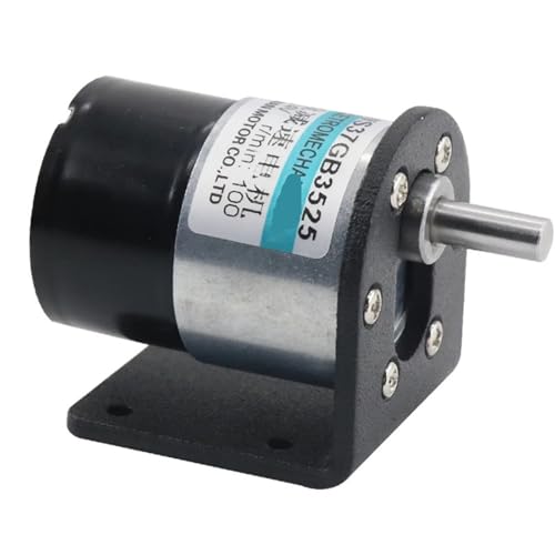 Moteur entraînement CC 24V 12V vitesse réglable lente 600rpm brushless 37GB3525