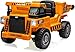 Ride on Toys for Kids 4-8,Ride On Dump Truck, Ride On Car with Remote Control,12V 4WD Kids Electric Car,Ride On Toys with Electric Dump Bed and Shovel,Two Speeds,Bluetooth,Music