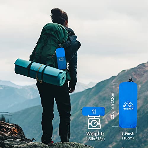 Oahiker Camping Sleeping Pad Inflatable Sleeping Mat With Pillow Built-In Pump Compact Ultralight Waterproof Camping Air Mattress For Backpacking, Hiking, Tent, Traveling & Outdoor Blue #TOP5
