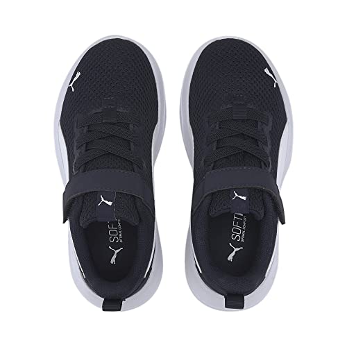 PUMA Unisex Kids Anzarun Lite Ac Ps Baskets, Peacoat Puma White, 33 EU