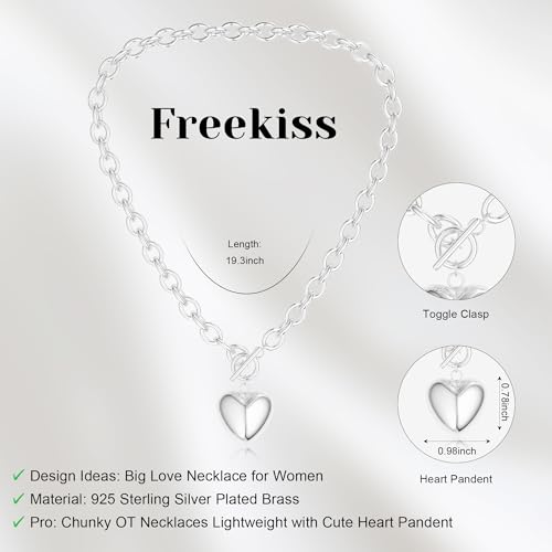 Image of Freekiss Layered Necklace Set for Women Stackable | Herringbone Snake Cuban Rope Chain, Dainty Choker, Layered Stackable, Non Tarnish, Hypoallergenic, Adjustable 14-18.5 inch