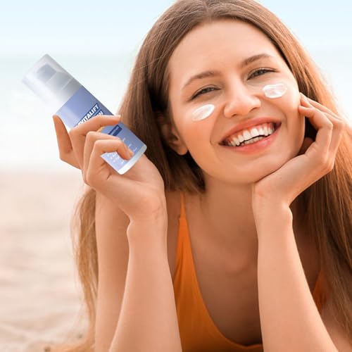 Loción Protectora Solar - Crema Solar Facial Y Corporal 60ml | Solución Hidratante, Cosméticos Impermeables al Sudor para Mujeres en Actividades al Aire Libre - imagen 2