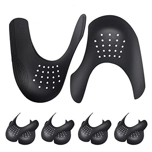 4 Pairs Crease Protectors for Jordan 1, Air Force 1, and Dunk Low; Shoe Crease Protector Suitable for Most Sneakers, Crease Guards Anti Sneaker Creases