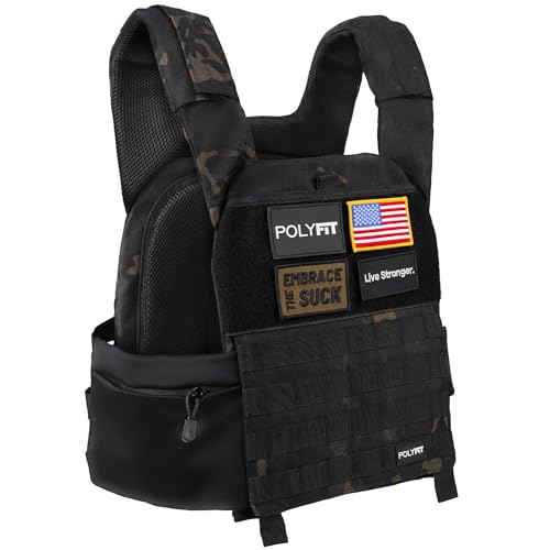 Polyfit Fortify Weighted Vest Black Camo