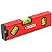 Kapro - 771M TWIN Magnetic Heavy Duty Toolbox Level - For Leveling and Measuring - Features V-Groove and Magnet Base - VPA Certified - 8 Inch