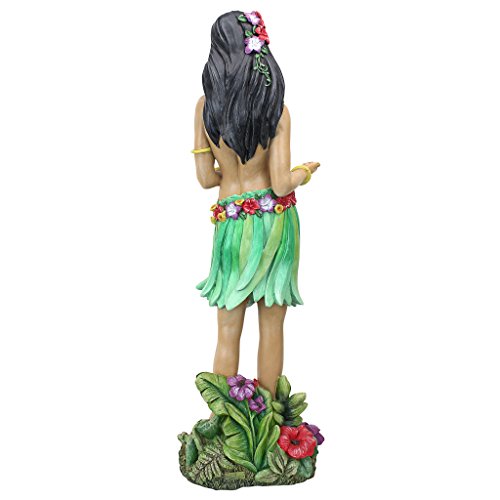 Design Toscano Hawaiian Hula Wahine Serving Table Statue,Full Color, 31 Inch #TOP5