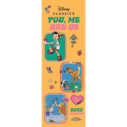 Disney Classics - You, Me and Us 2025 - Slimline-Kalender: Original Danilo-Kalender [Mehrsprachig] [Kalender]