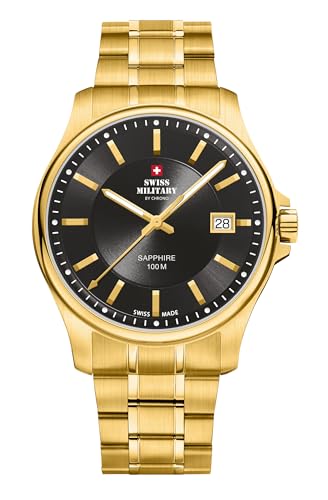 Montre Homme Bracelet Acier Swiss Military SM30200.08 quartz analogique