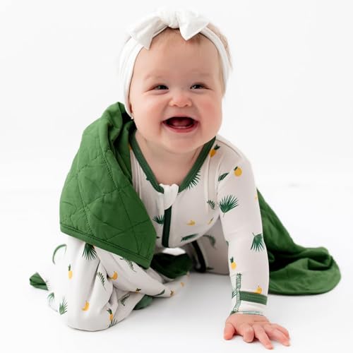 Image of Bamboo Little Soft Baby Footie Pajamas, Baby Clothes, Newborn Sleepers, 95% Viscose and 5% Spandex, 0-24 Months