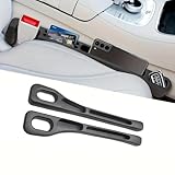 HAMITOR Pack of 2 Car Seat Gap Filler Organizer EVA Car Organizer Fills Gap Between Seat Console Universal Fit Buckle Base Car Phone Holder Gap Pad Cars Trucks SUVs Car accessories (Car Seat Gap)