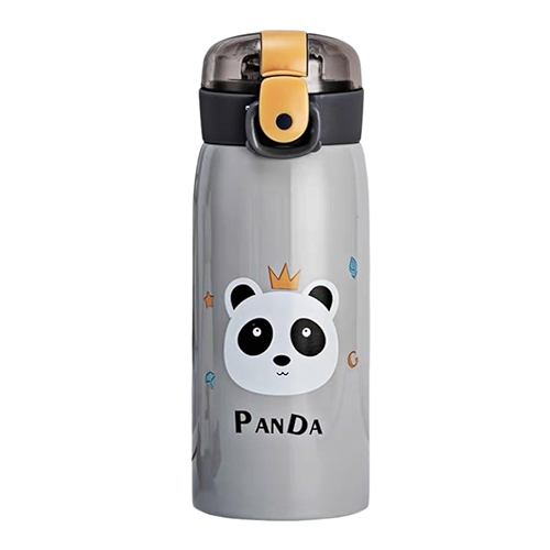 Garrafa Térmica Garrafinha Térmica Infantil Inox Canudo Trava 350 ml - Desenho Panda - TYD... Garrafa Térmica Garrafinha Térmica Infantil Inox Canudo Trava 350 ml - Desenho Panda - TYD...