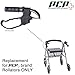 PCP Replacement Hand Brake & Cable for Rollator, Left Hand Side, Pre-Mounted on Handle, PCP Model 5313