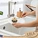 LOLA -The Original - Dishwashing & Vegetable Brush, Hardwood w/Poly Fiber Bristles, Reusable, Sustainable, Has EZ-Grip Handle - 1 Pack