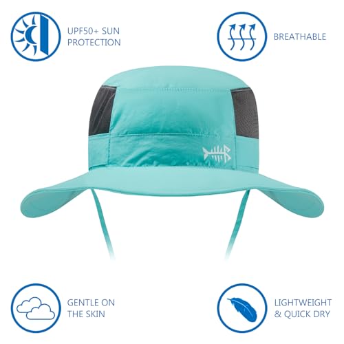 Image of BASSDASH UPF 50+ Sun Fishing Hat Water Resistant with Detachable Neck Flap